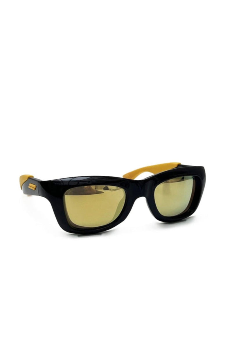 Chocolate and Yellow Sunglasses