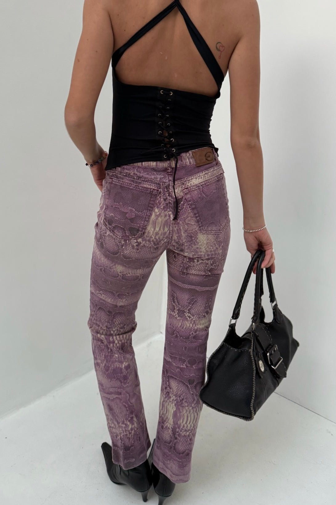 Vintage Purple Snake Pants