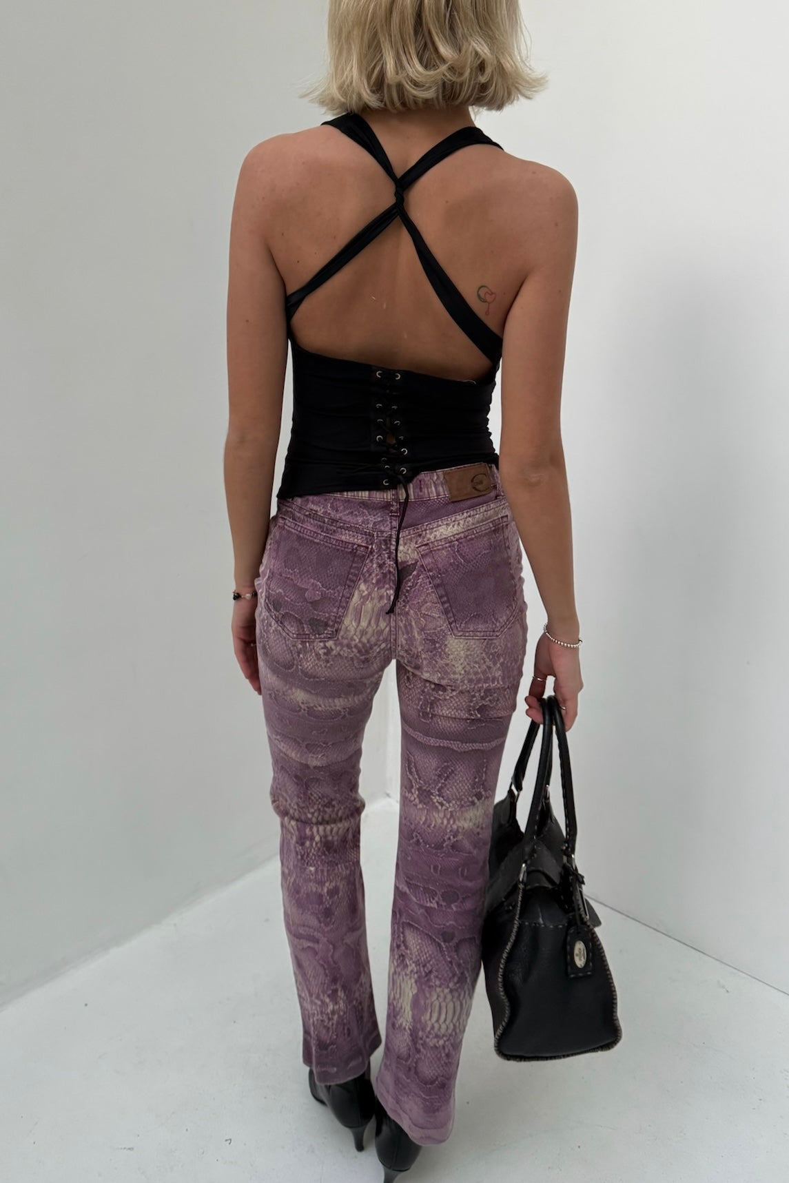 Vintage Purple Snake Pants