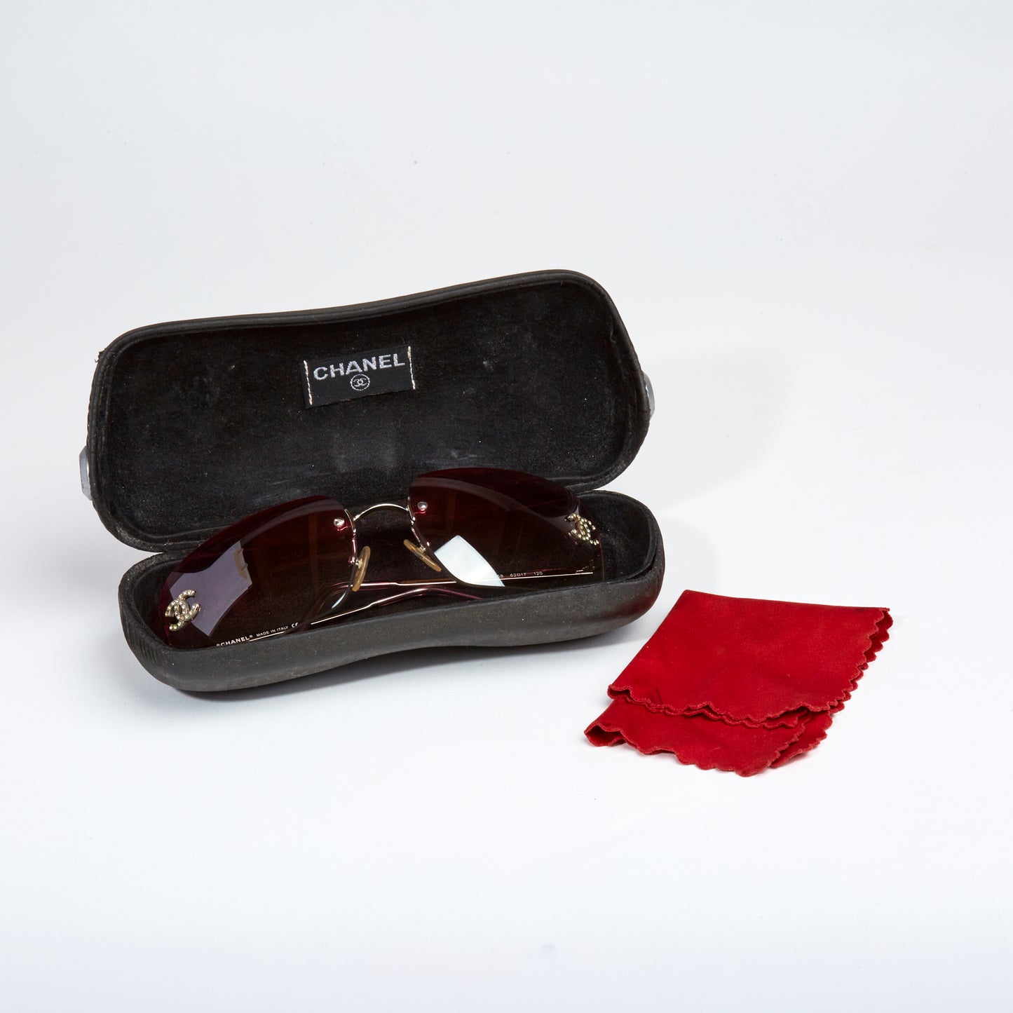 Vintage Chanel Pink Diamanté Sunglasses