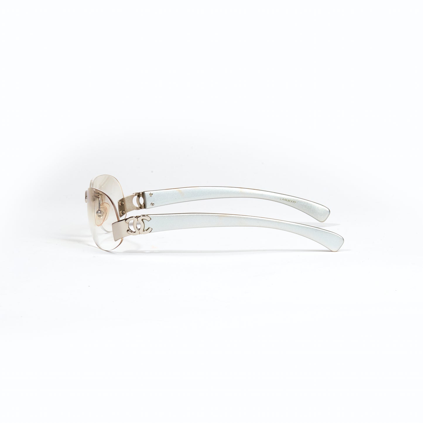 Vintage Chanel Transparent Rimless Y2K Sunglasses