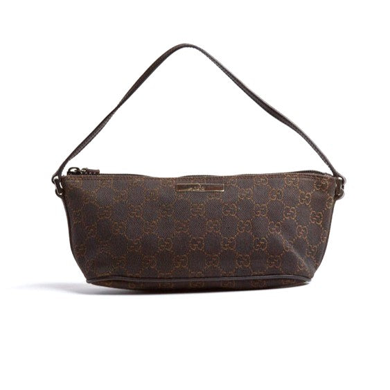 Vintage Gucci Chocolate Boat Pochette