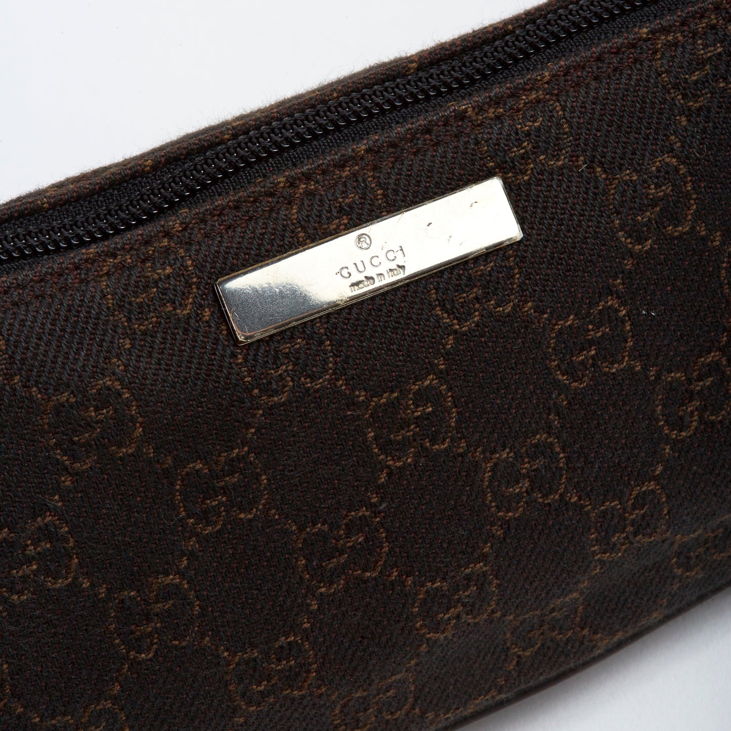 Vintage Gucci Chocolate Boat Pochette