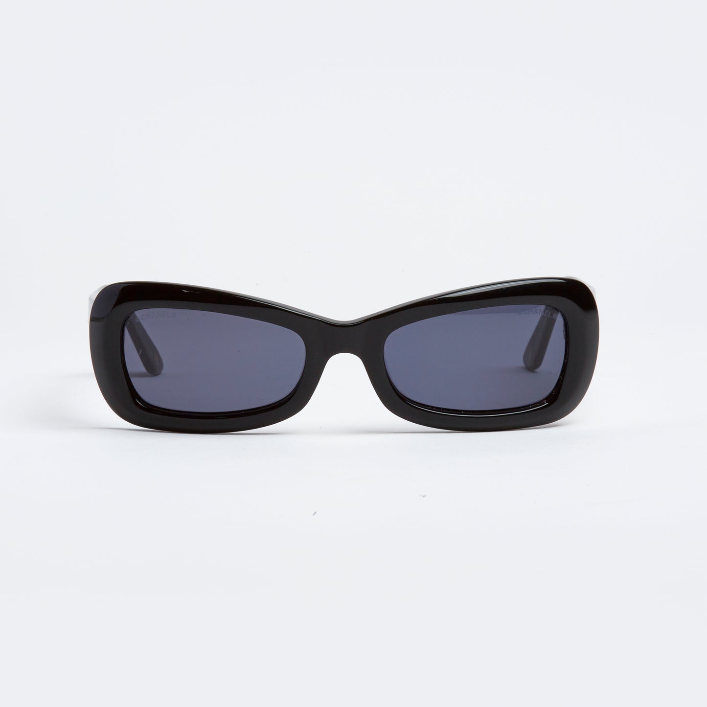 Vintage Chanel Classic Black Golden CC Sunglasses