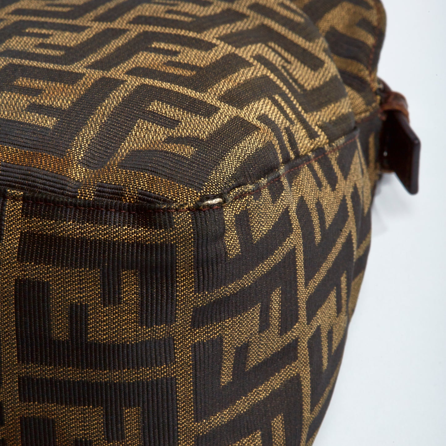 Vintage Fendi Classic Zucca Flap Baguette