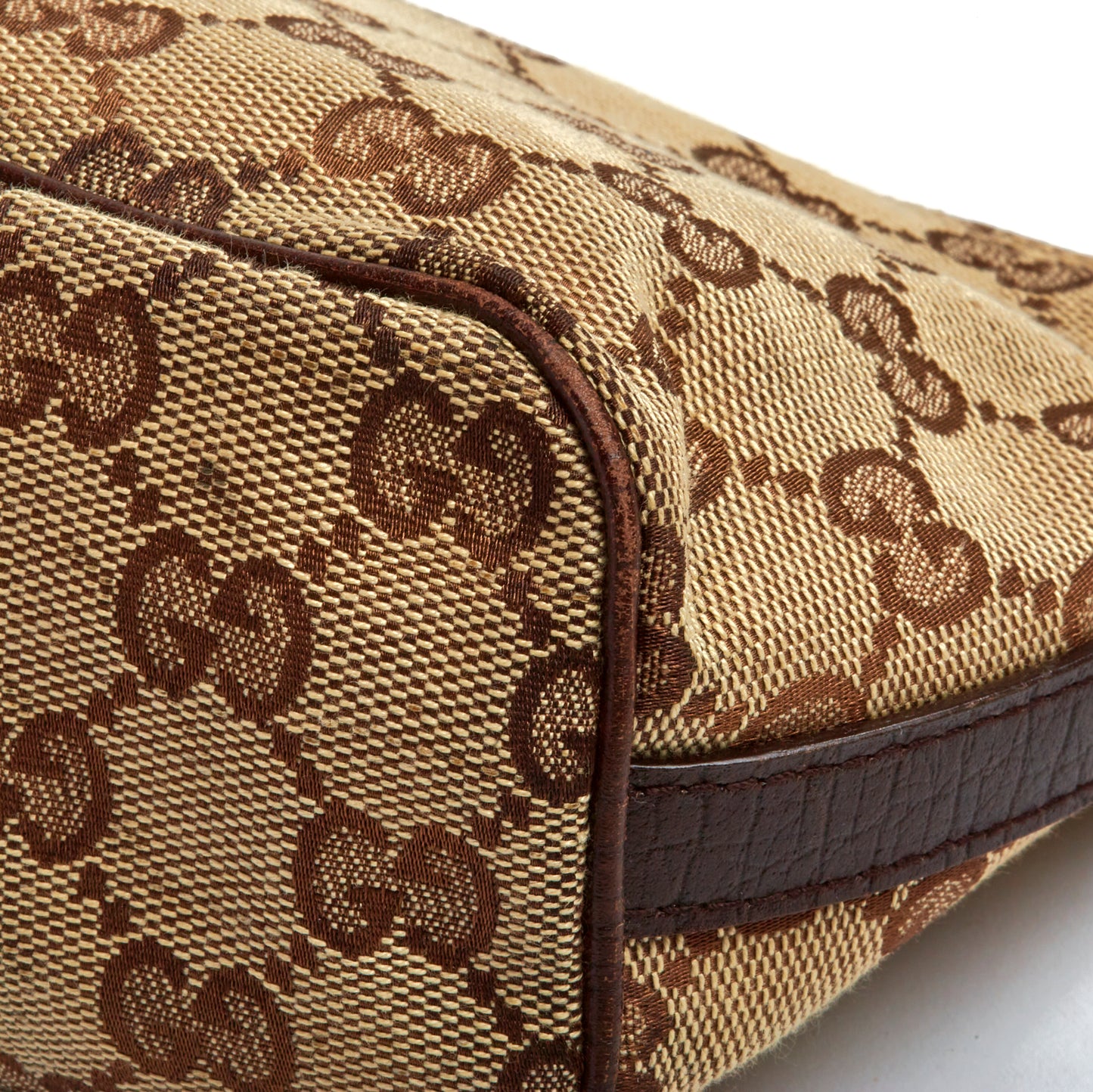 Vintage Gucci Classic Mono Limited Edition Boat Pochette