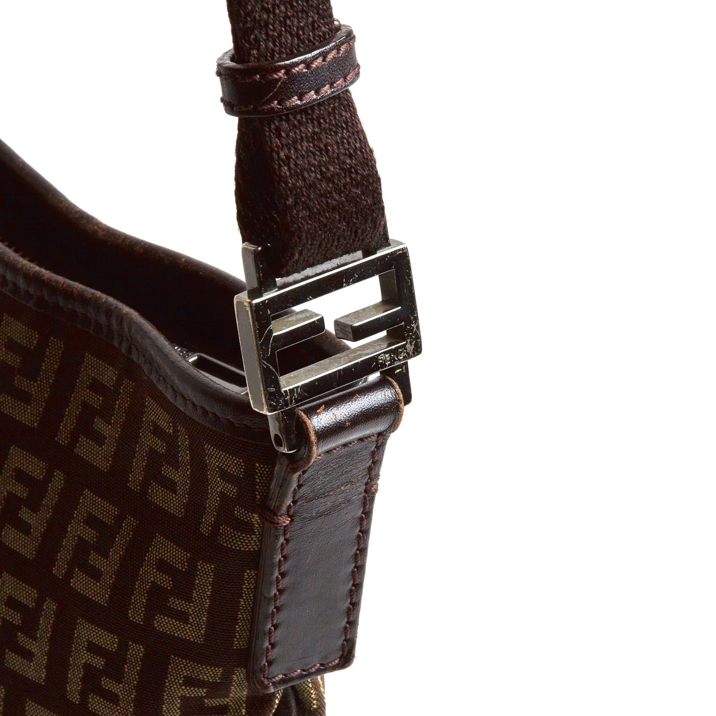 Vintage Fendi Chocolate Zucca Crossbody bag