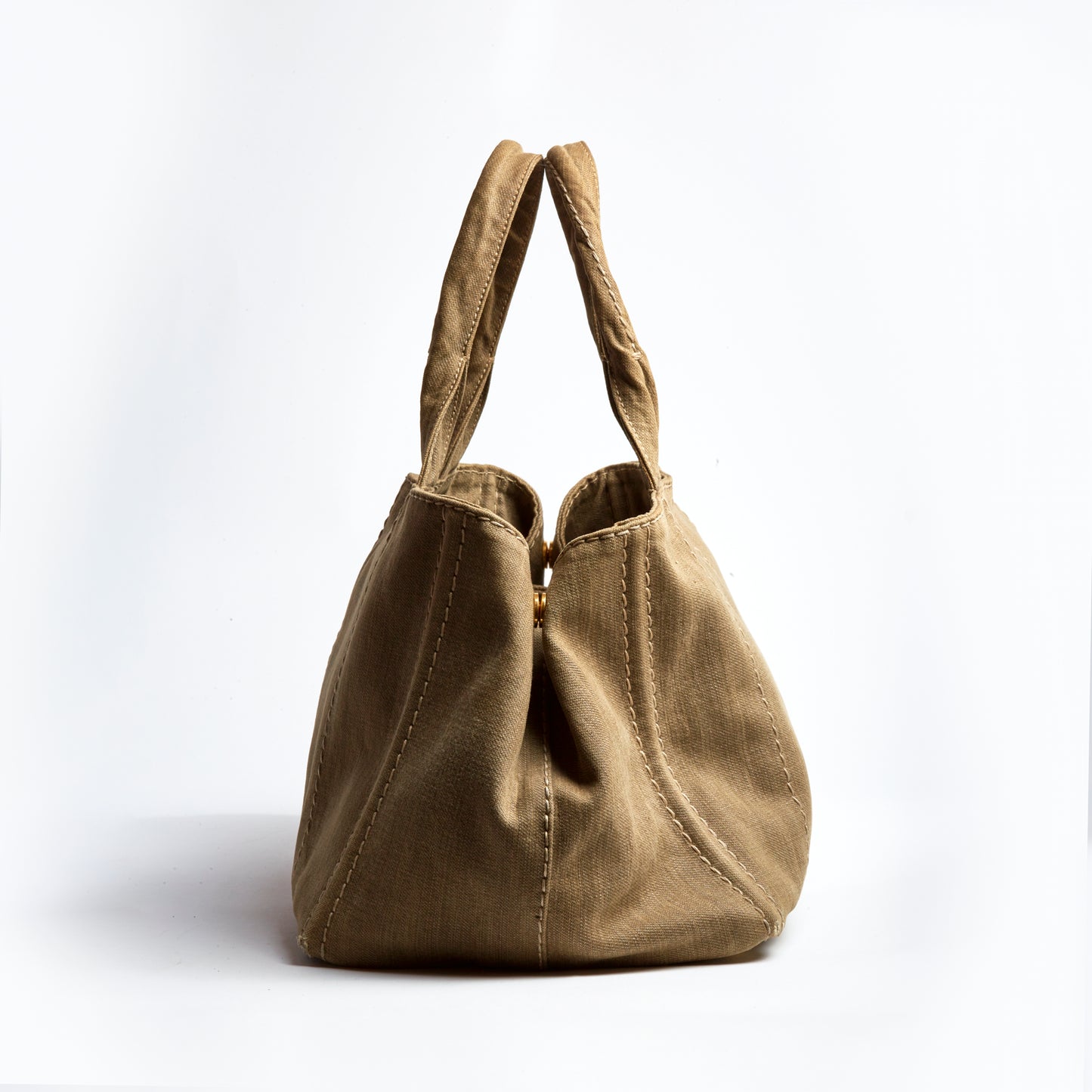 Vintage Prada Olive Canapé Bag