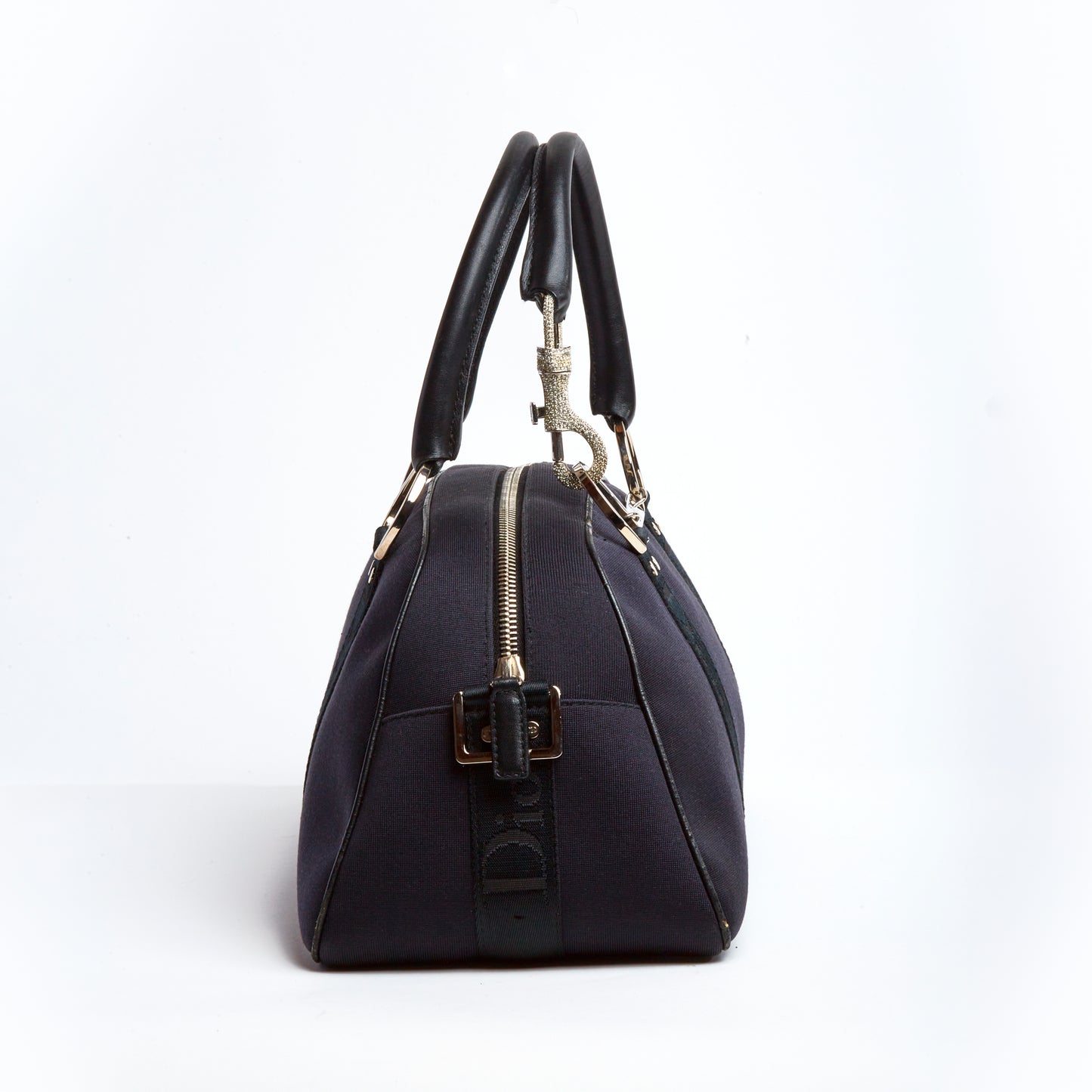 Vintage Dior Hardcore Black Bowling Bag