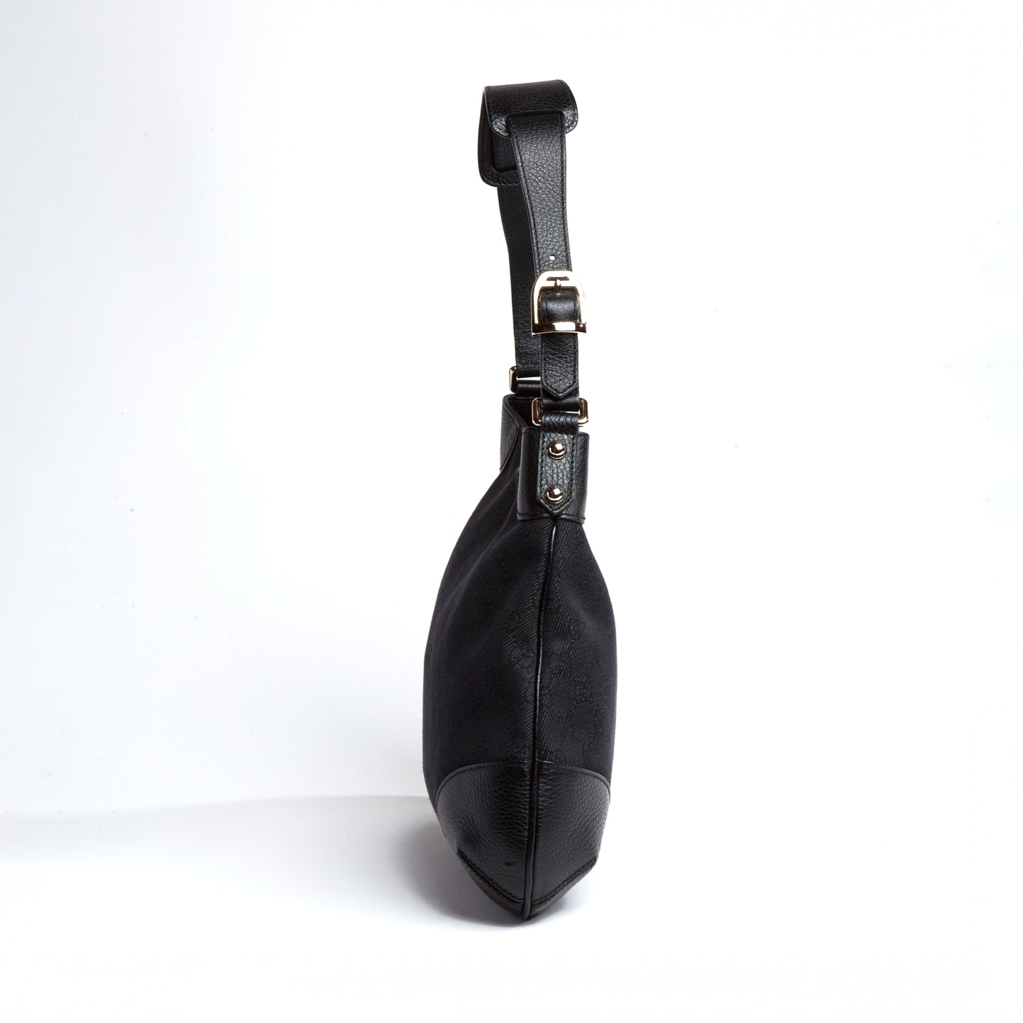 Vintage Gucci Black Denim Monogram Bag