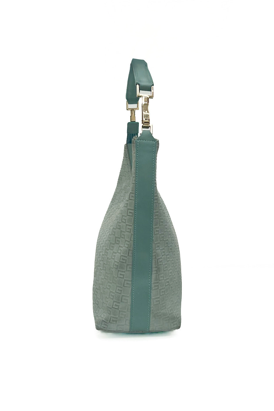 Vintage Azur Suede Shoulder Bag