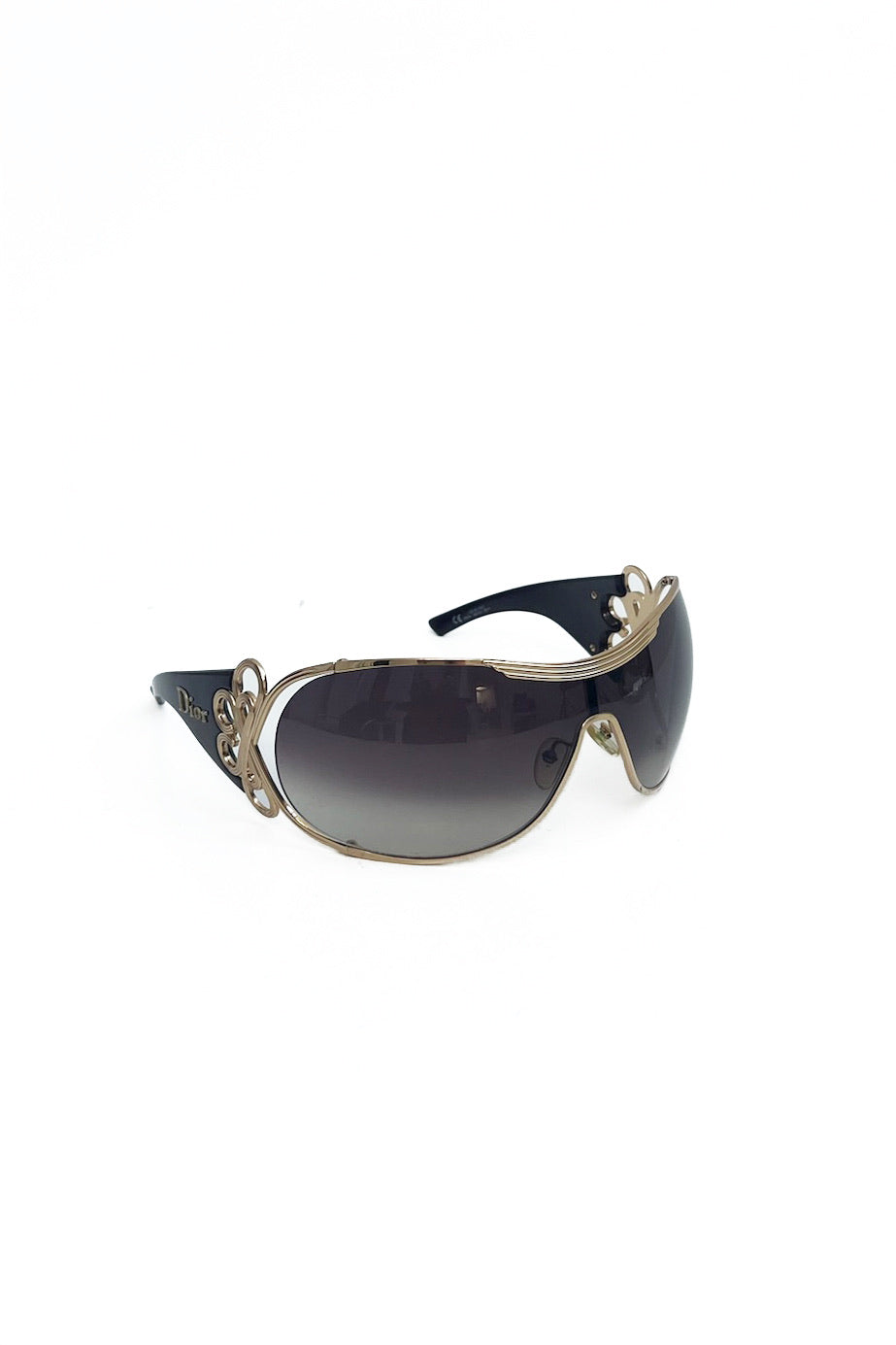 Vintage Chocolate & Golden Ornament Sunglasses