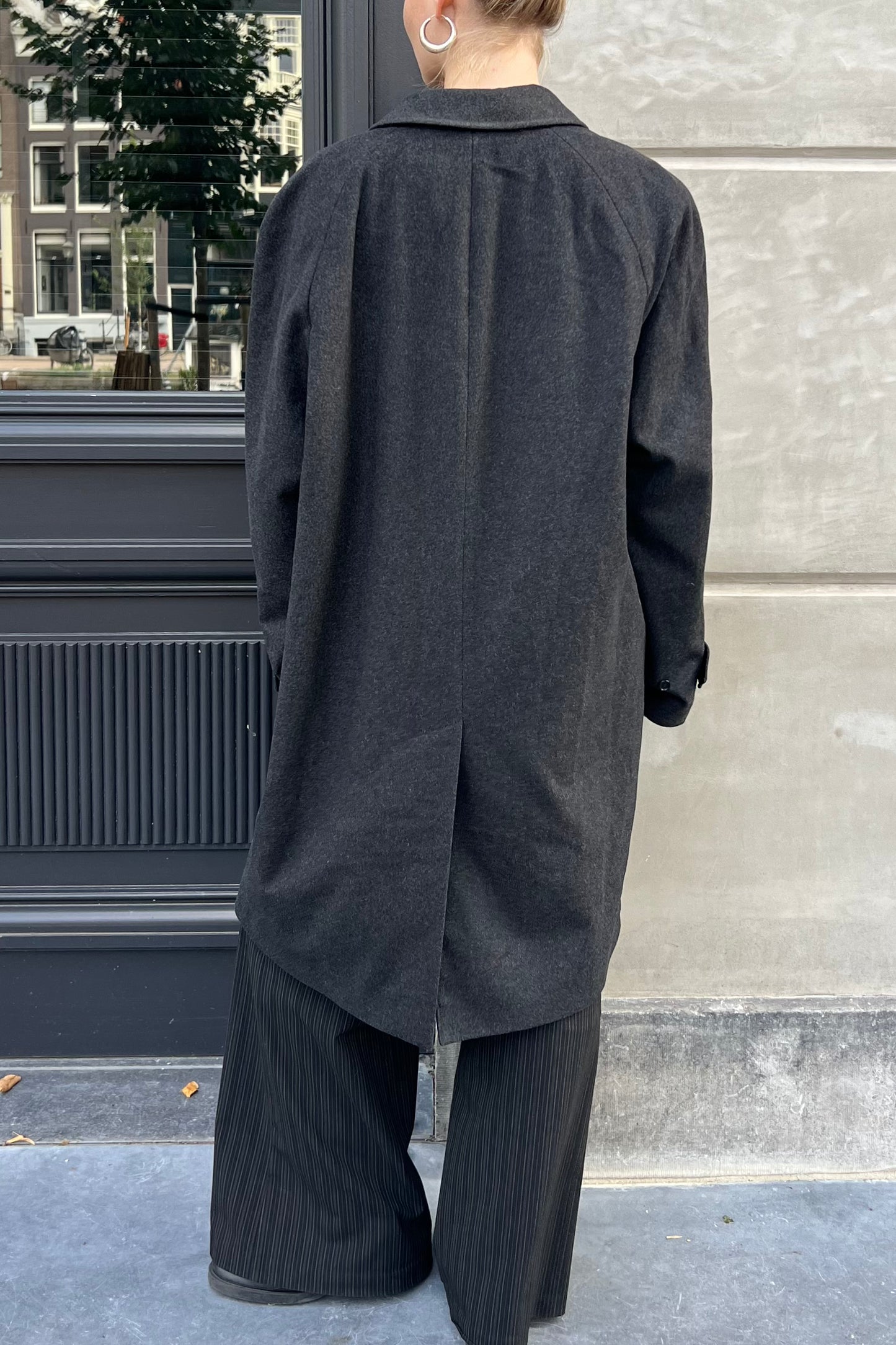 Vintage Grey Woolen Coat