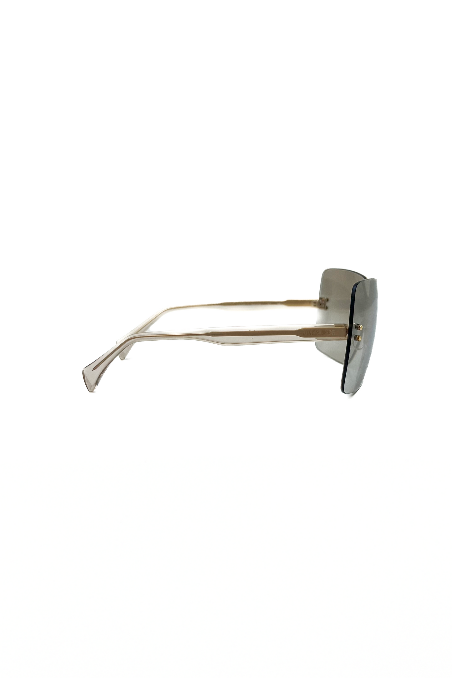 Vintage Golden Glow Rimless Sunglasses