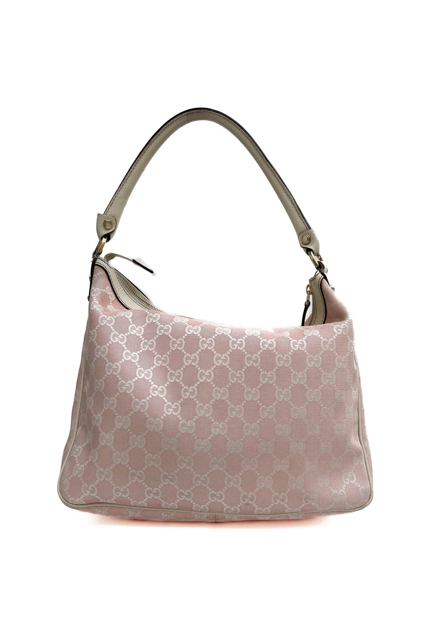 Vintage Pink Monogram Abbey D-Ring Shoulder Bag