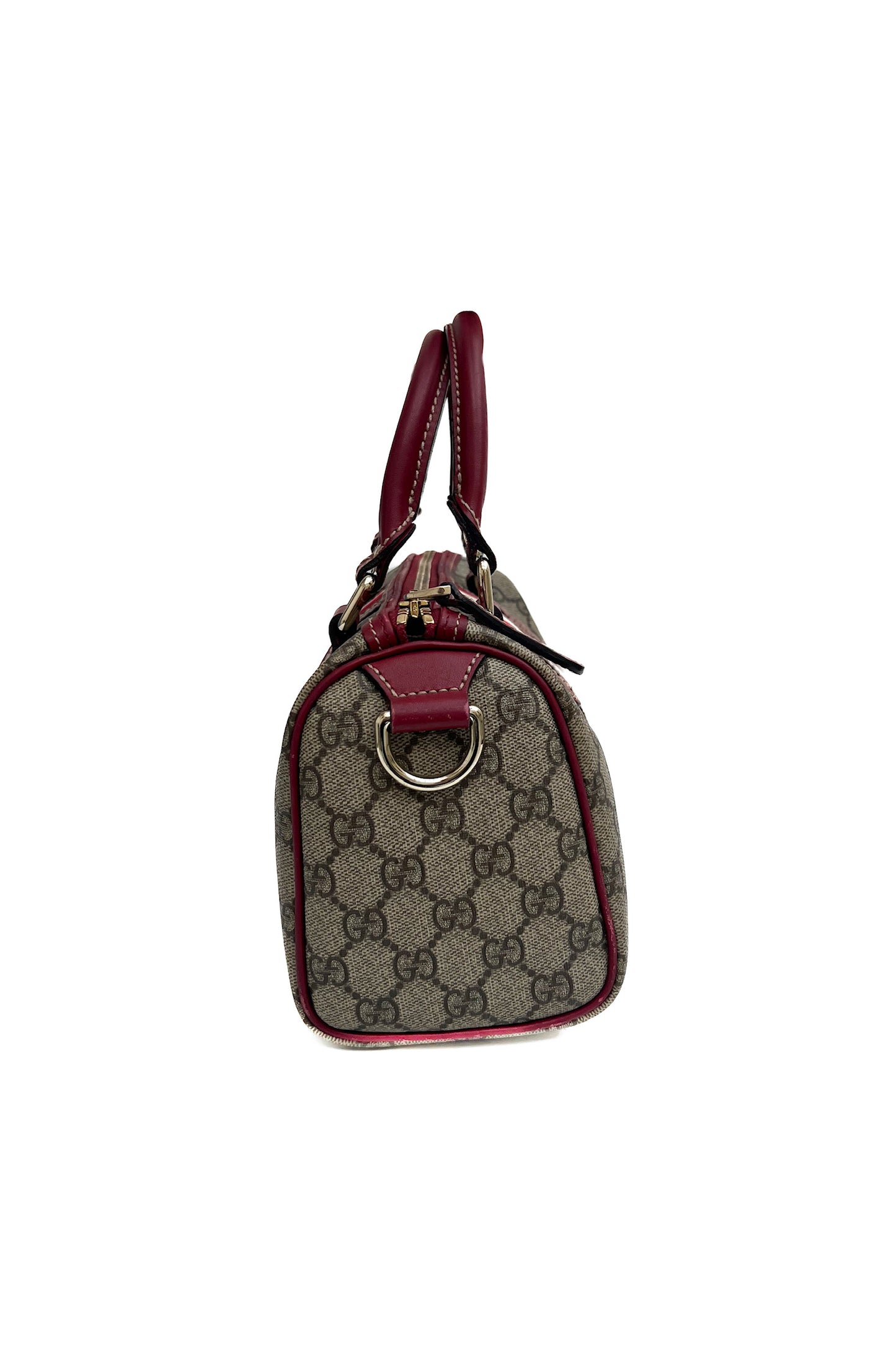 Vintage Monogram & red Mini Boston Bag