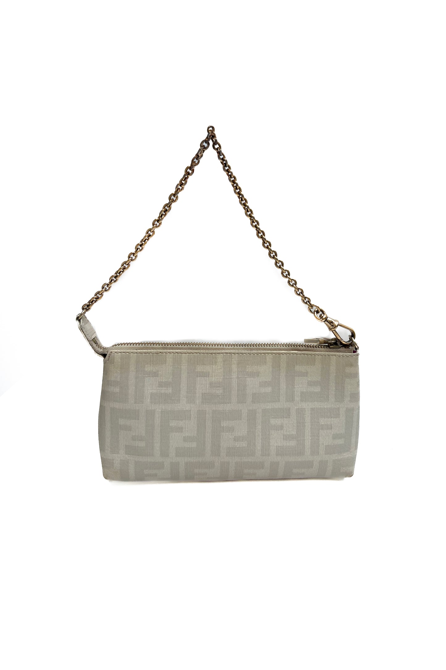 Vintage Cream Zucca & Stich Print Pochette