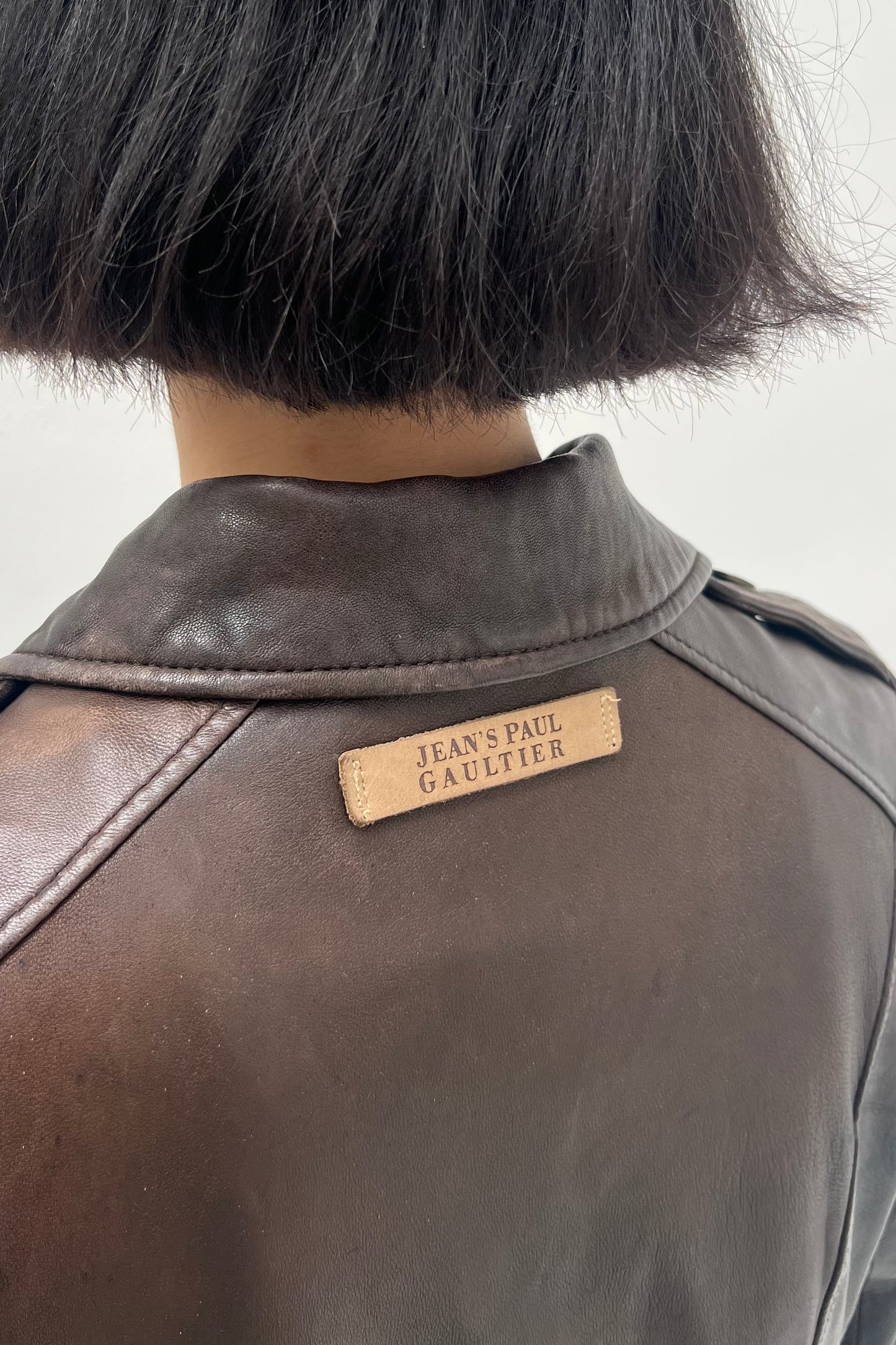 Vintage Chocolate Leather Jacket