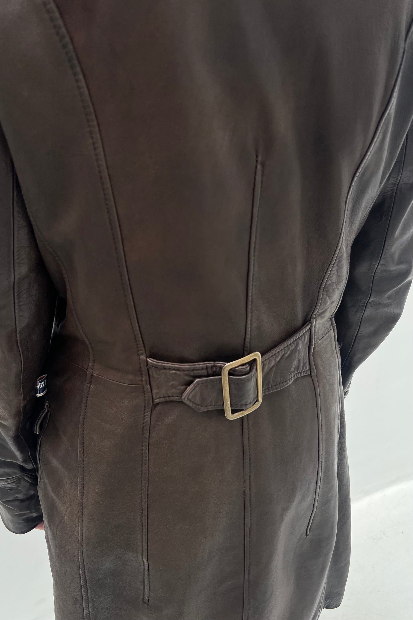 Vintage Chocolate Leather Jacket