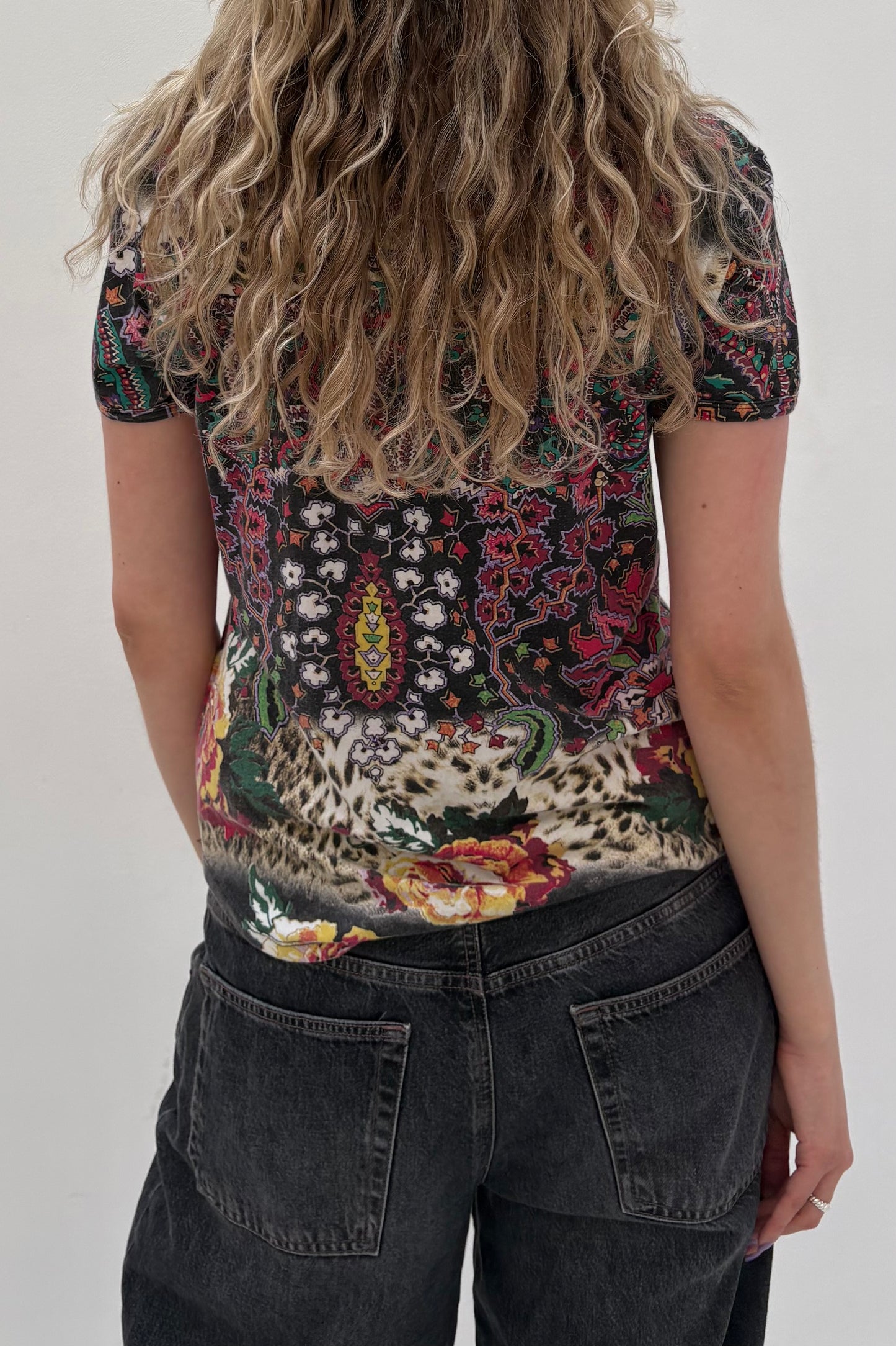Vintage Paisley, Leo & Glitter Tee