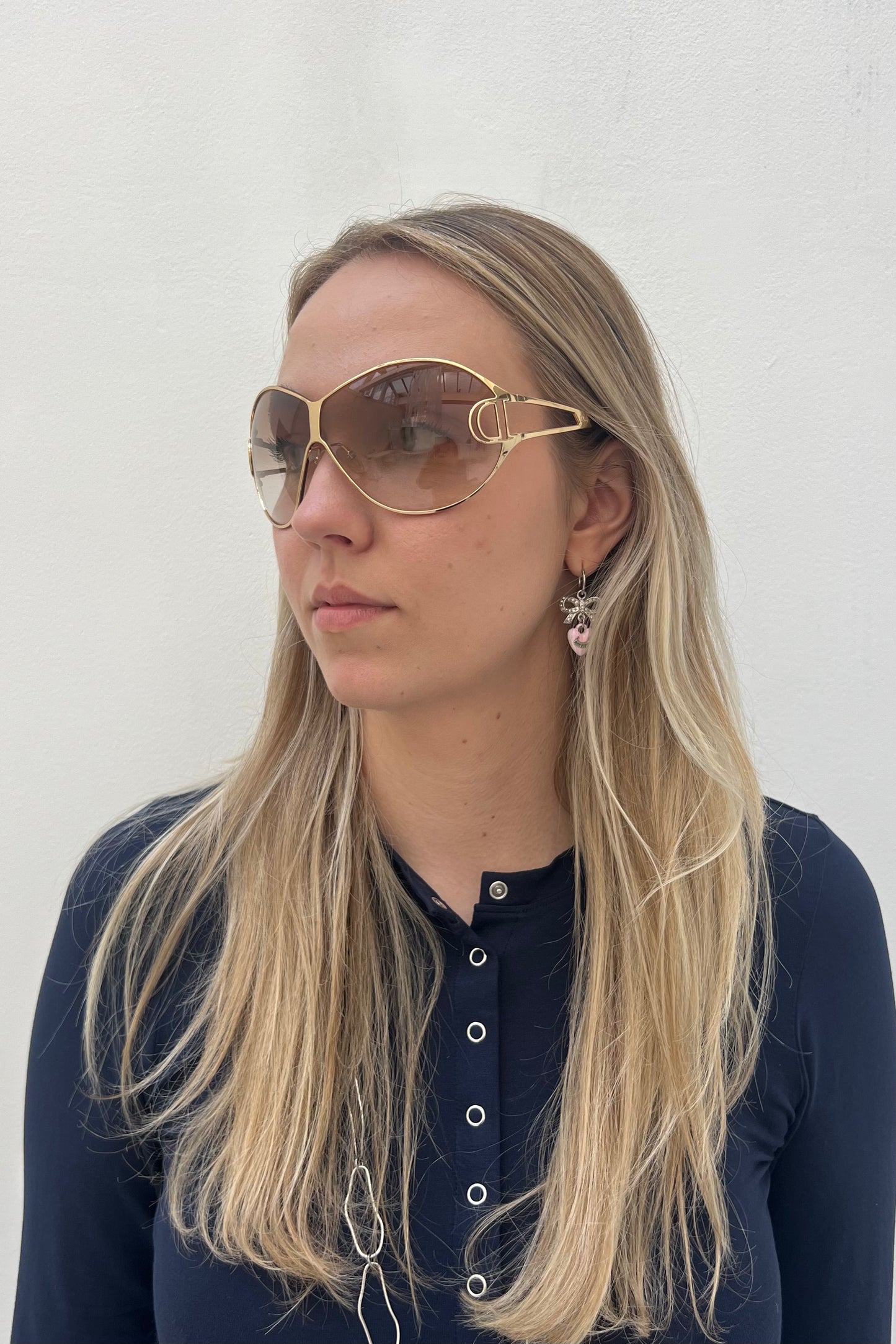 Vintage Golden D Mask Sunglasses