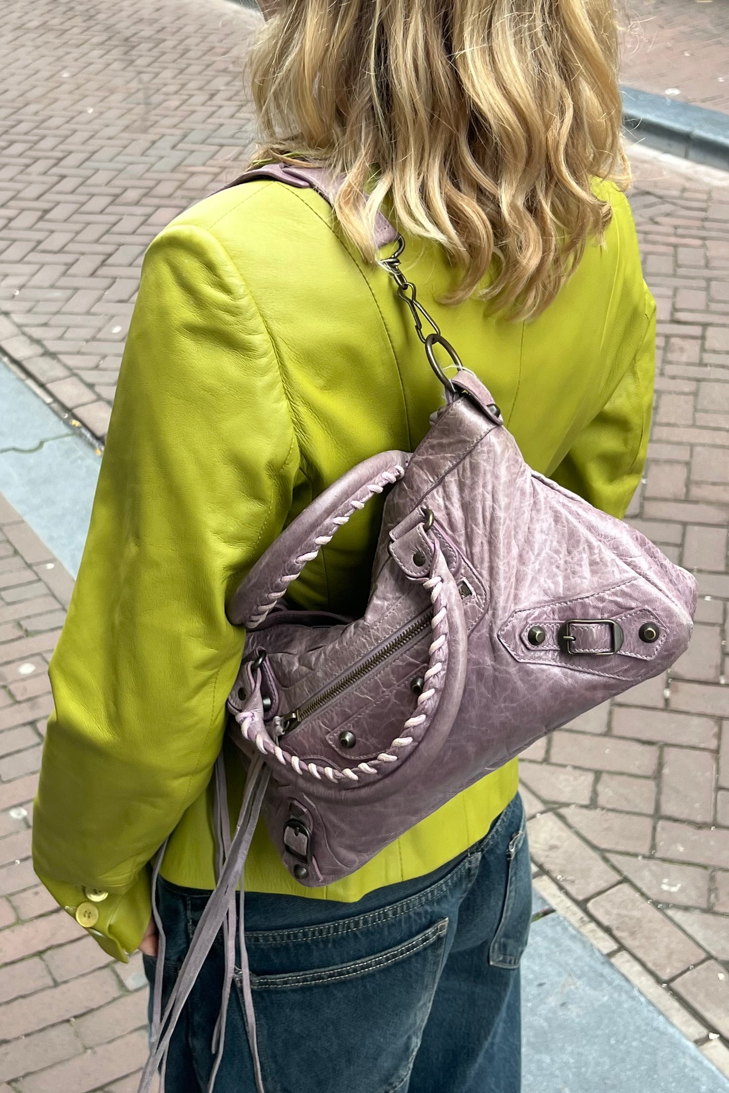 Vintage Purple First Bag