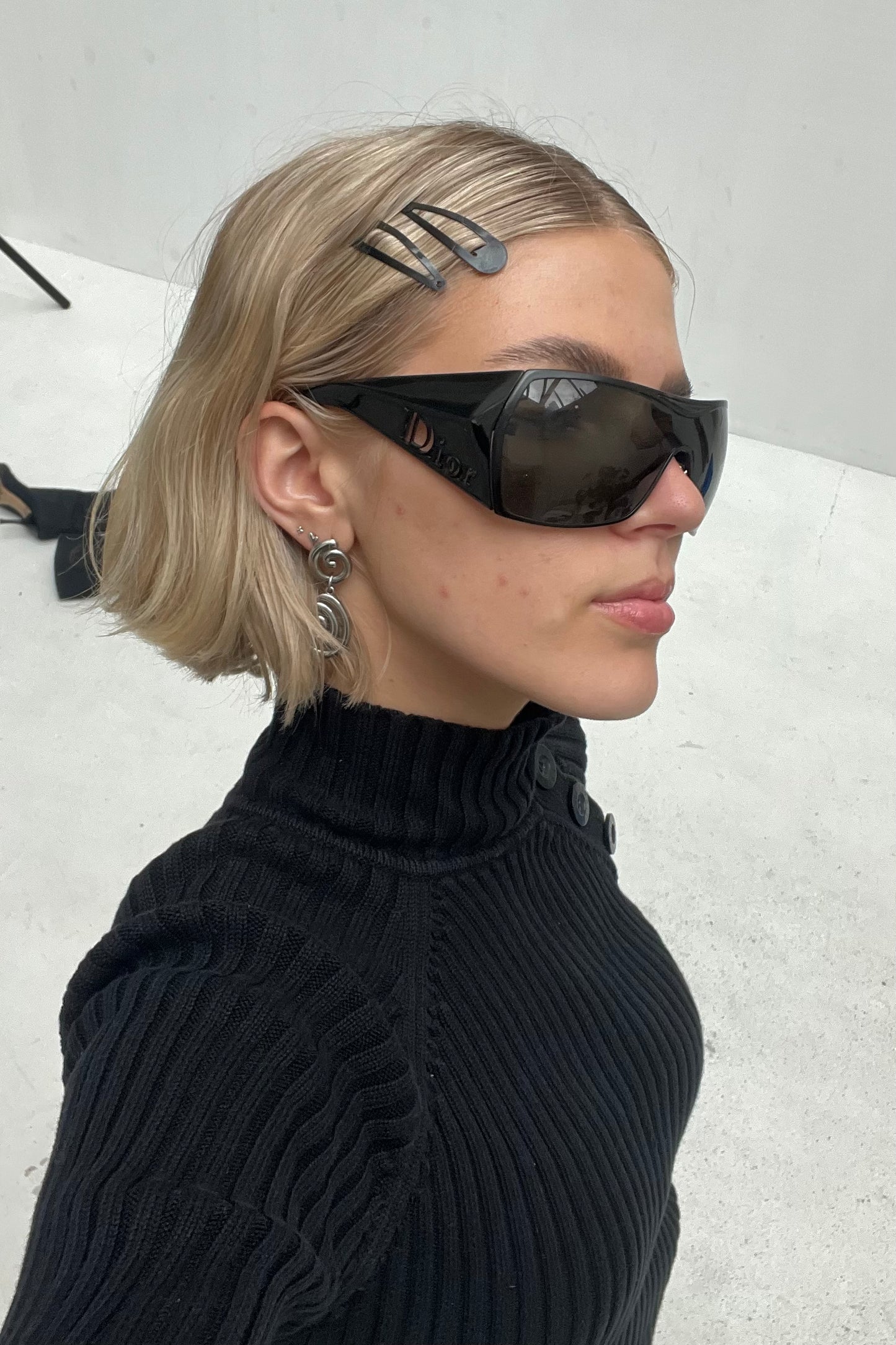 Vintage All Black Gaucho 2 Sunglasses