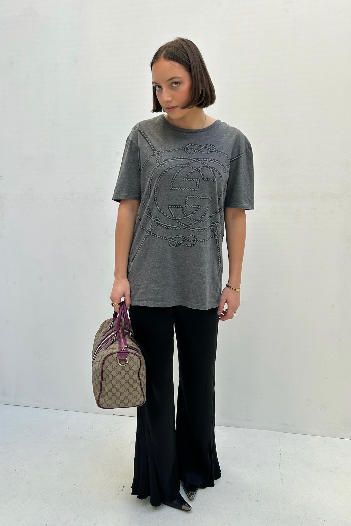 Vintage Grey Nautic Tee