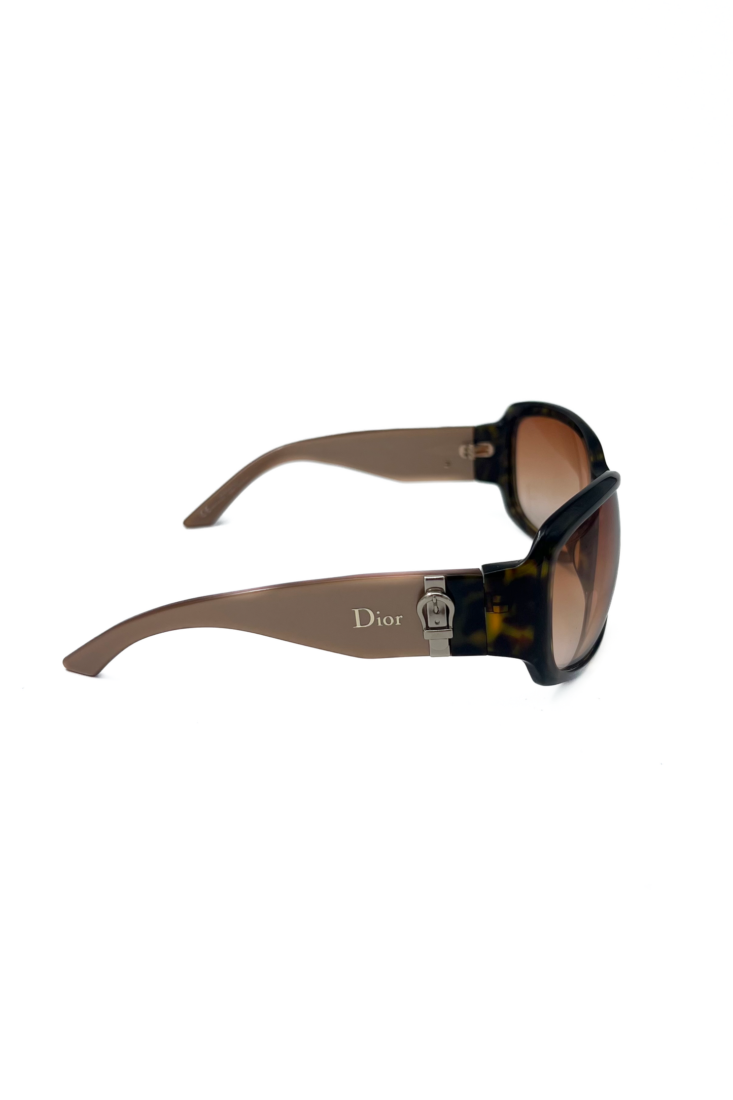 Vintage Made Brown Belt Detail Sunglasses