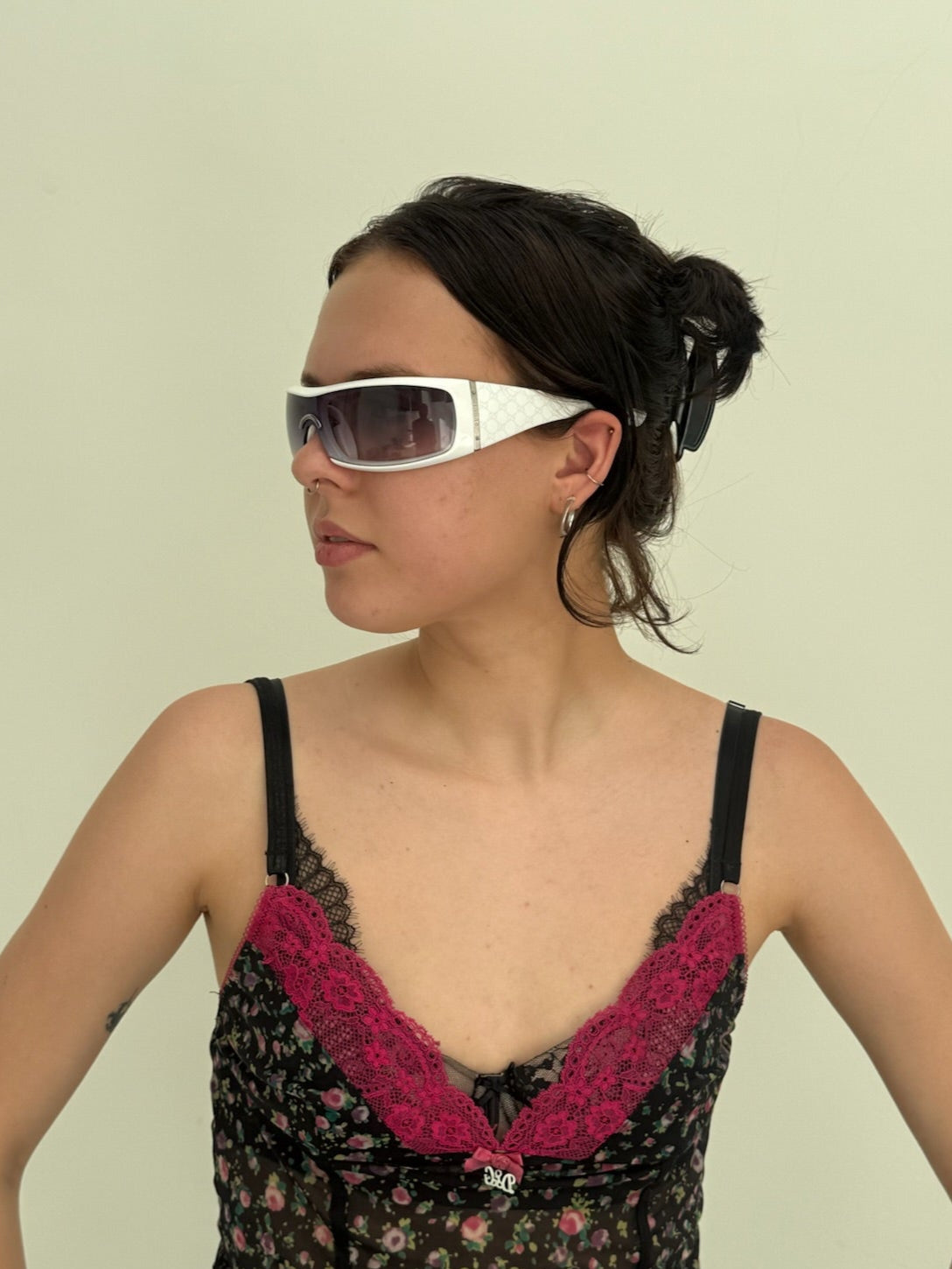 Vintage White Monogram Speedy Sunglasses