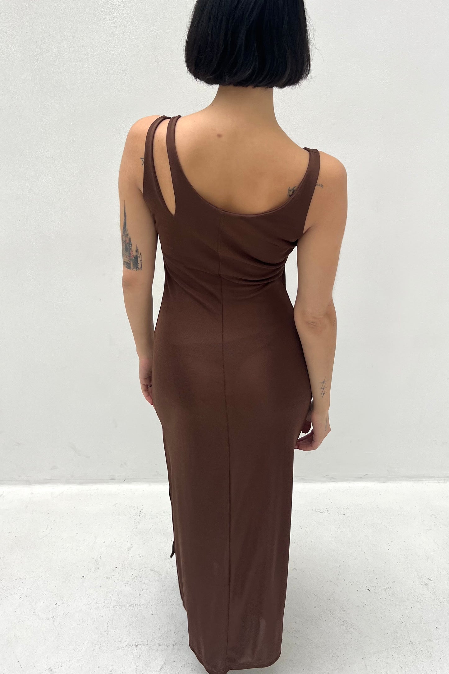 Vintage Extreme Chocolate Maxi Dress