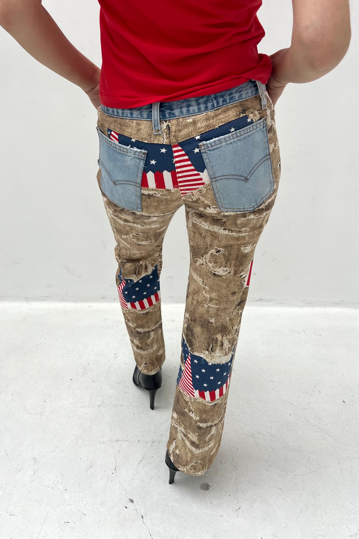 Vintage American & Denim Flare Pants