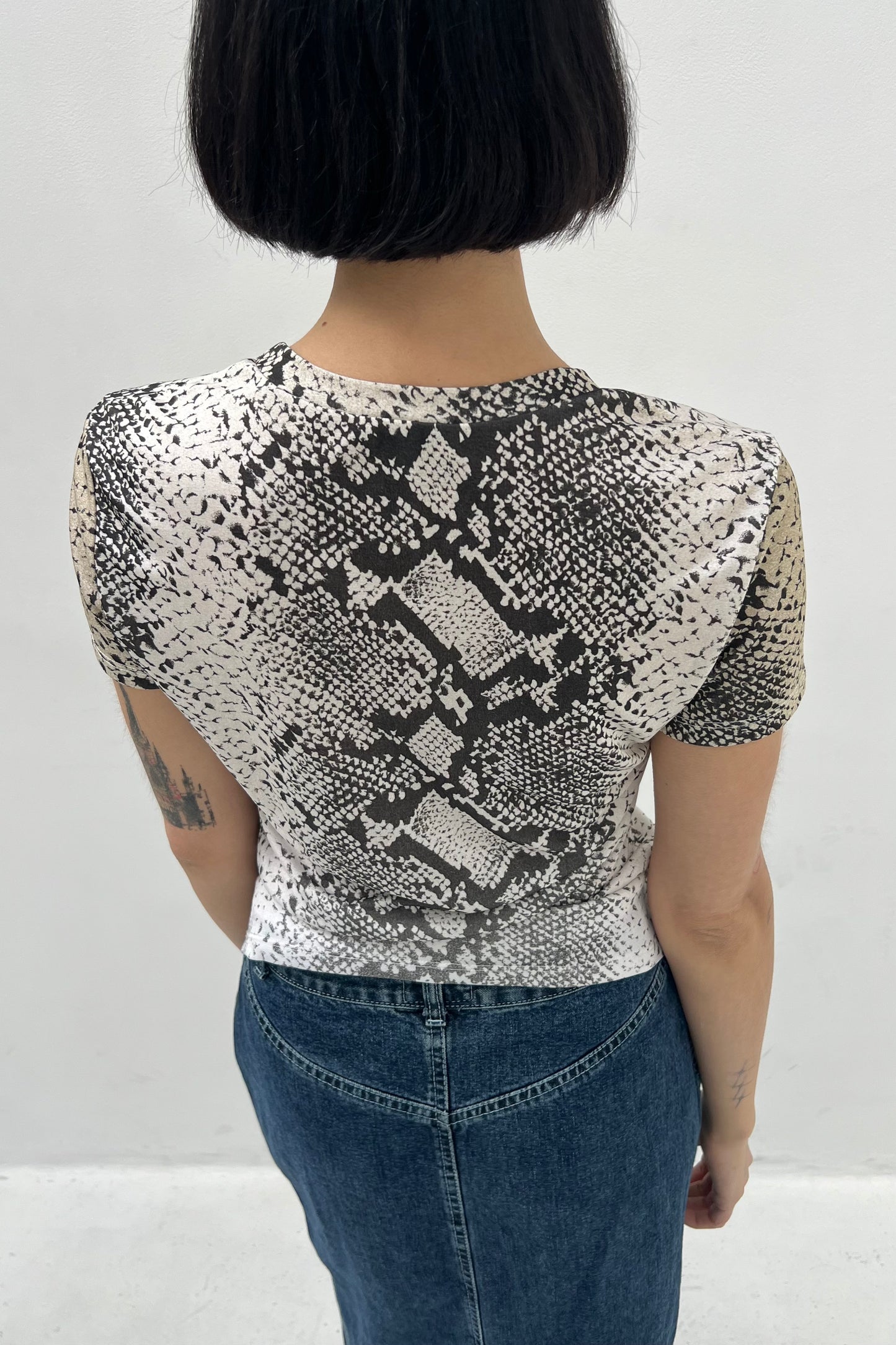 Vintage Snake Print Tee