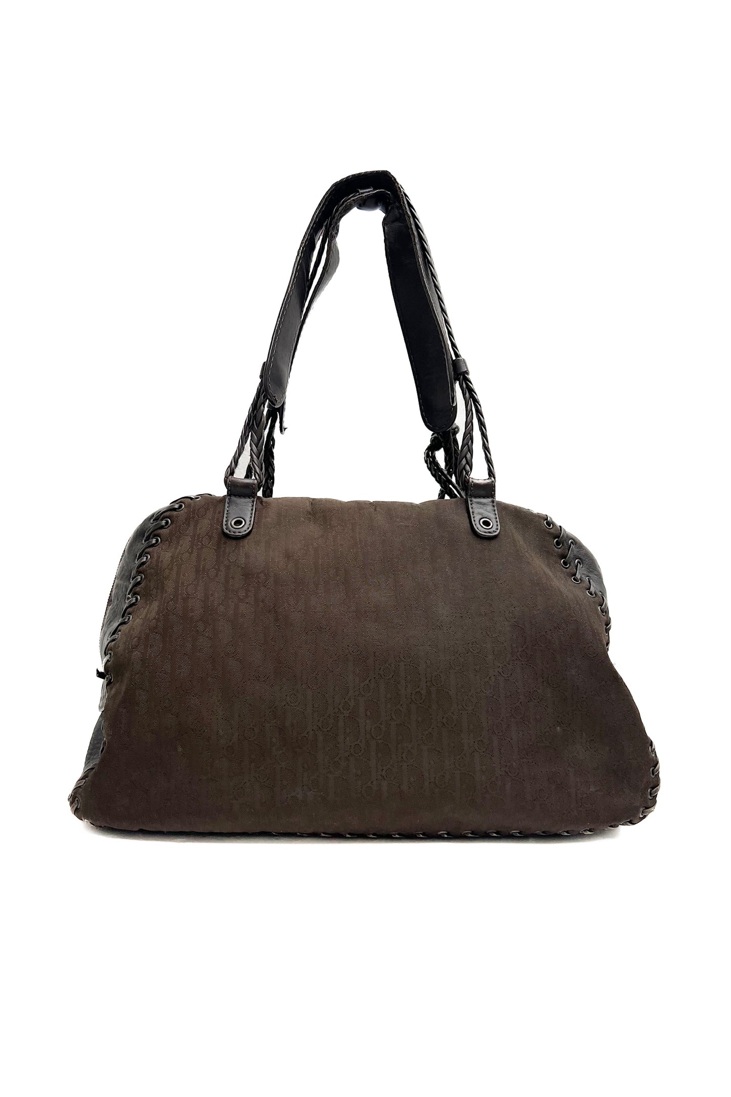 Vintage Chocolate Ethnic Braded Shoulder Bag