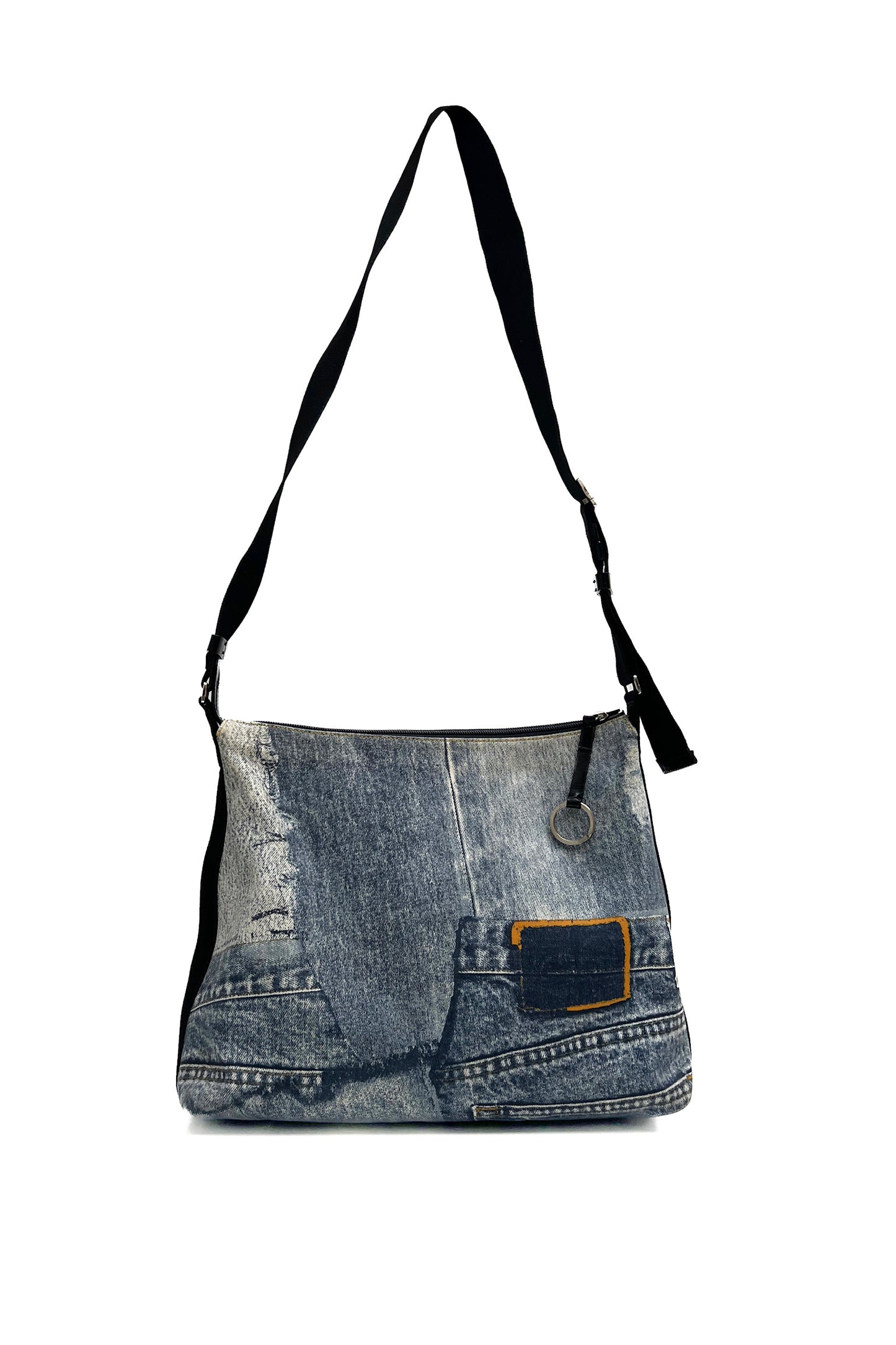 Vintage Speedway Denim Crossbody Bag