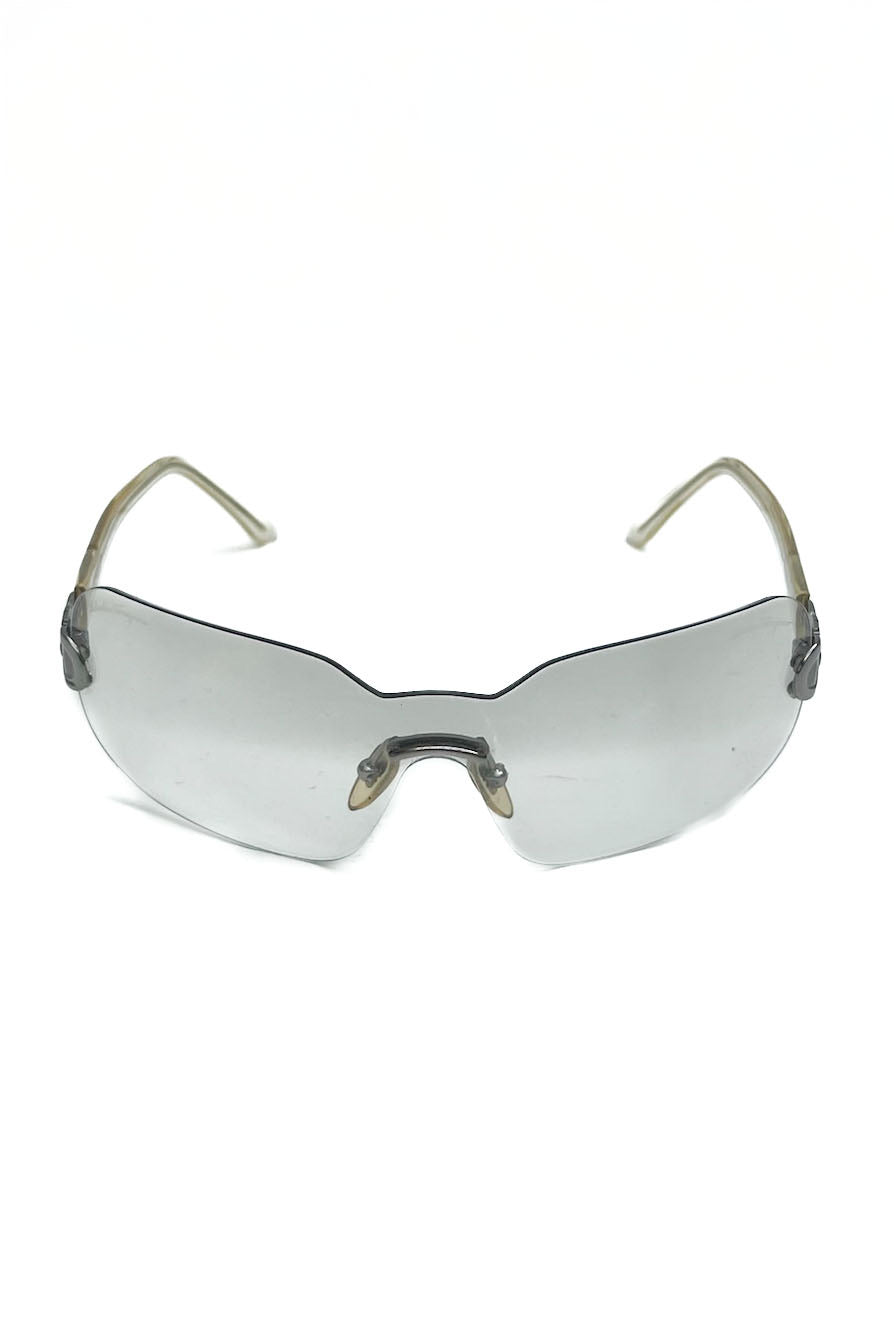 Vintage Transparent Mask Sunglasses