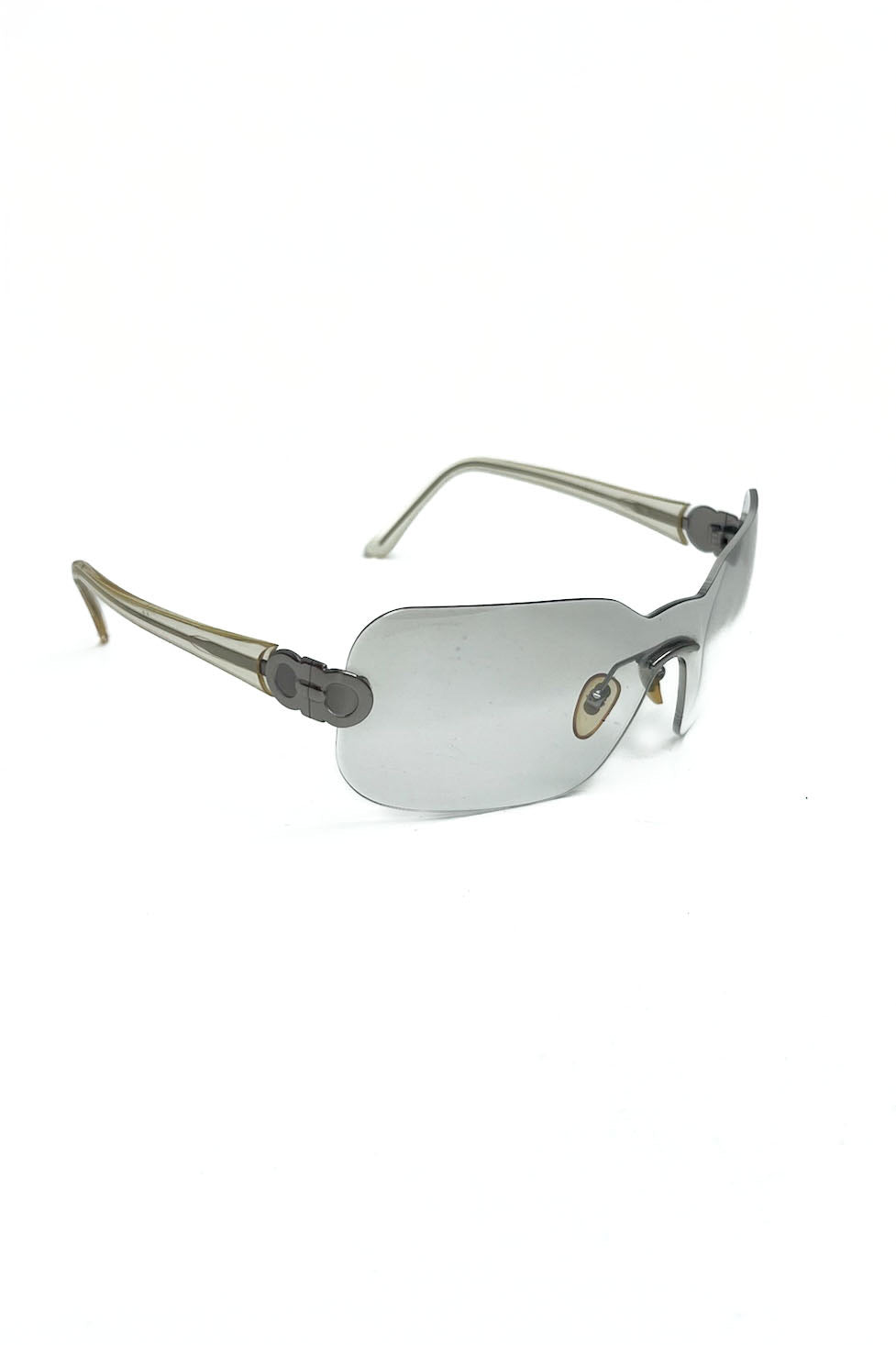 Vintage Transparent Mask Sunglasses