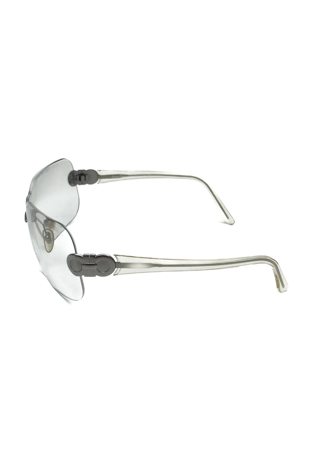 Vintage Transparent Mask Sunglasses
