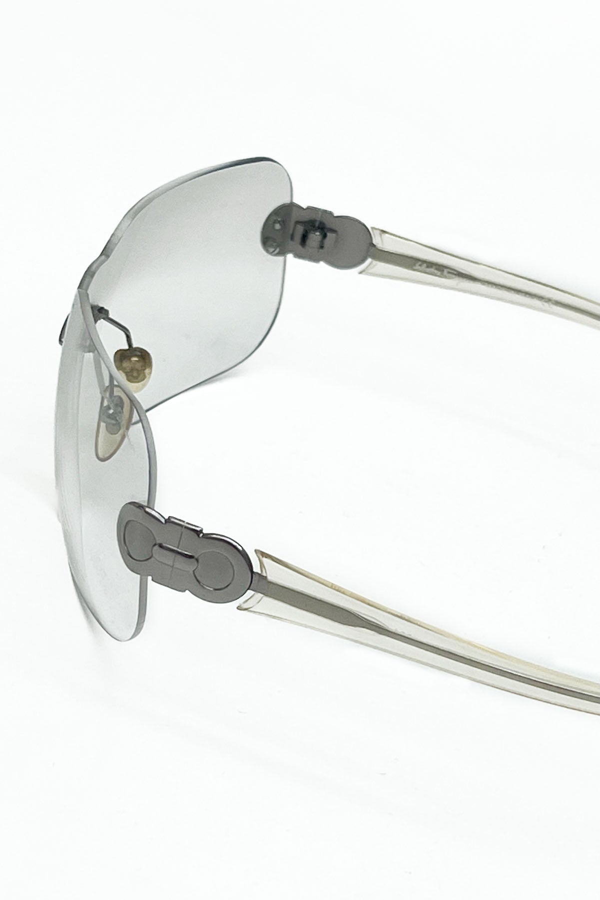 Vintage Transparent Mask Sunglasses