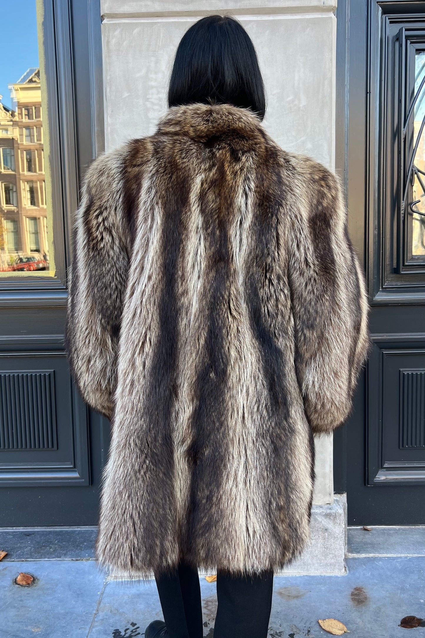 Vintage Brown Fur Coat