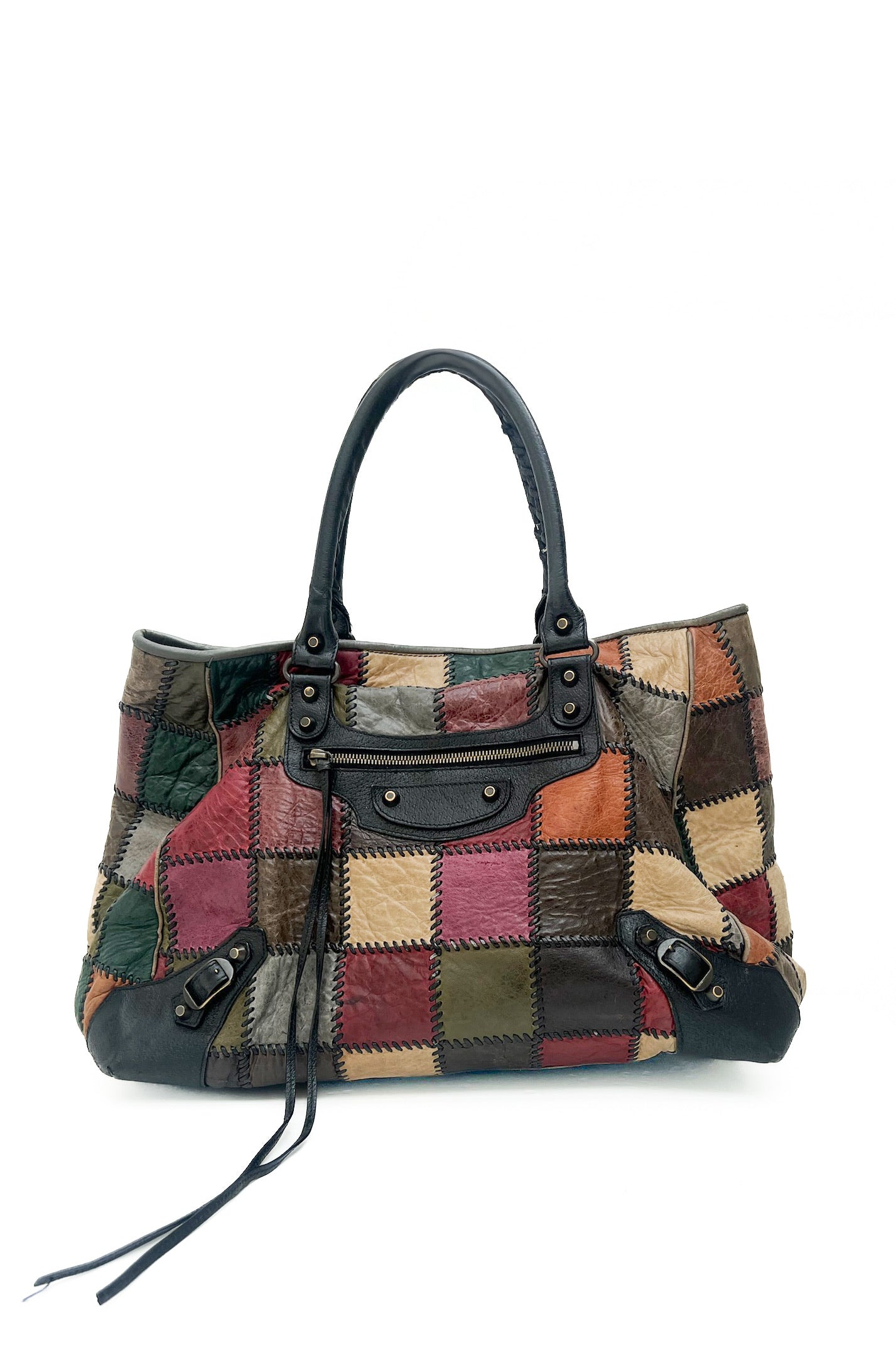 Vintage Patchwork Sunday City Bag