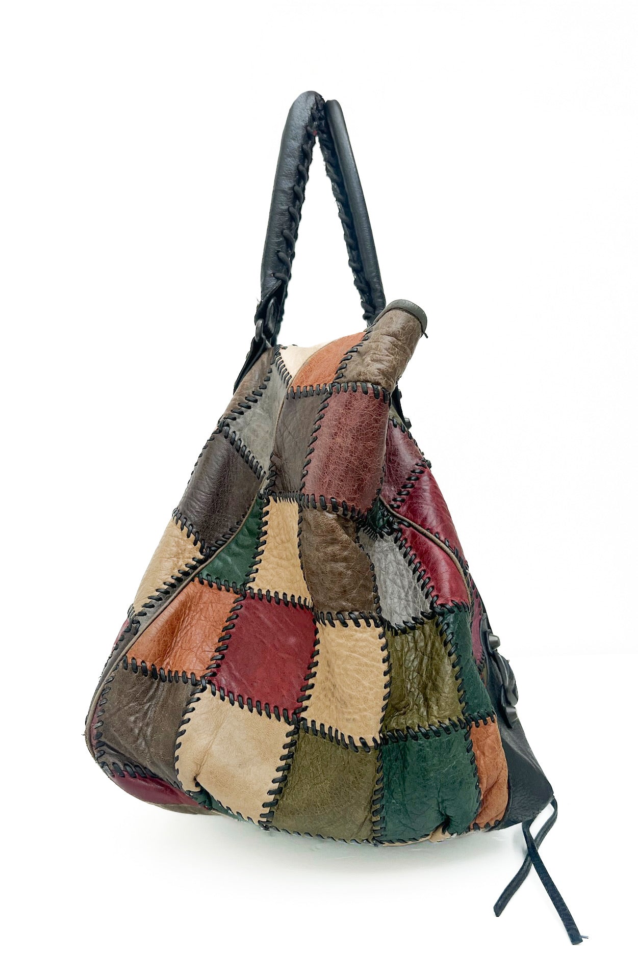 Vintage Patchwork Sunday City Bag