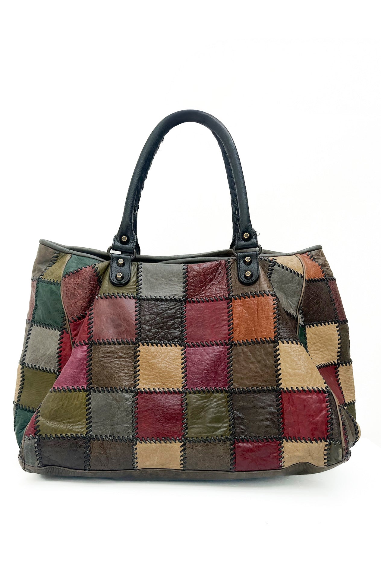 Vintage Patchwork Sunday City Bag
