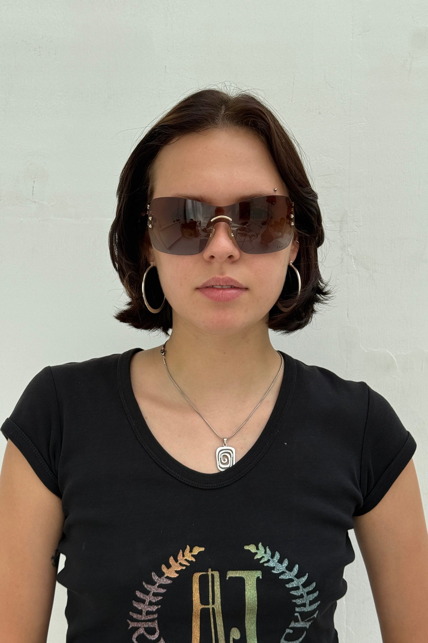 Vintage Golden Sweetest Mask Sunglasses
