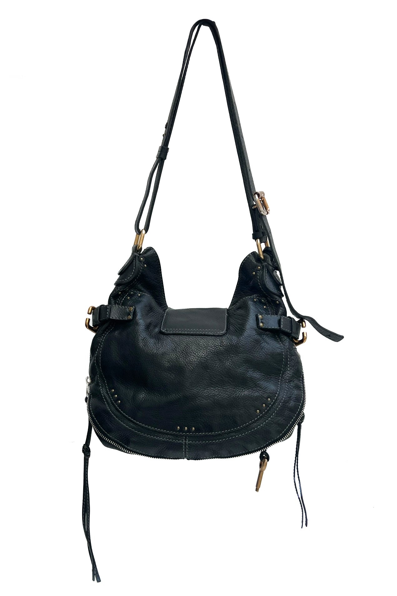 Vintage Paddington Black Hobo Bag