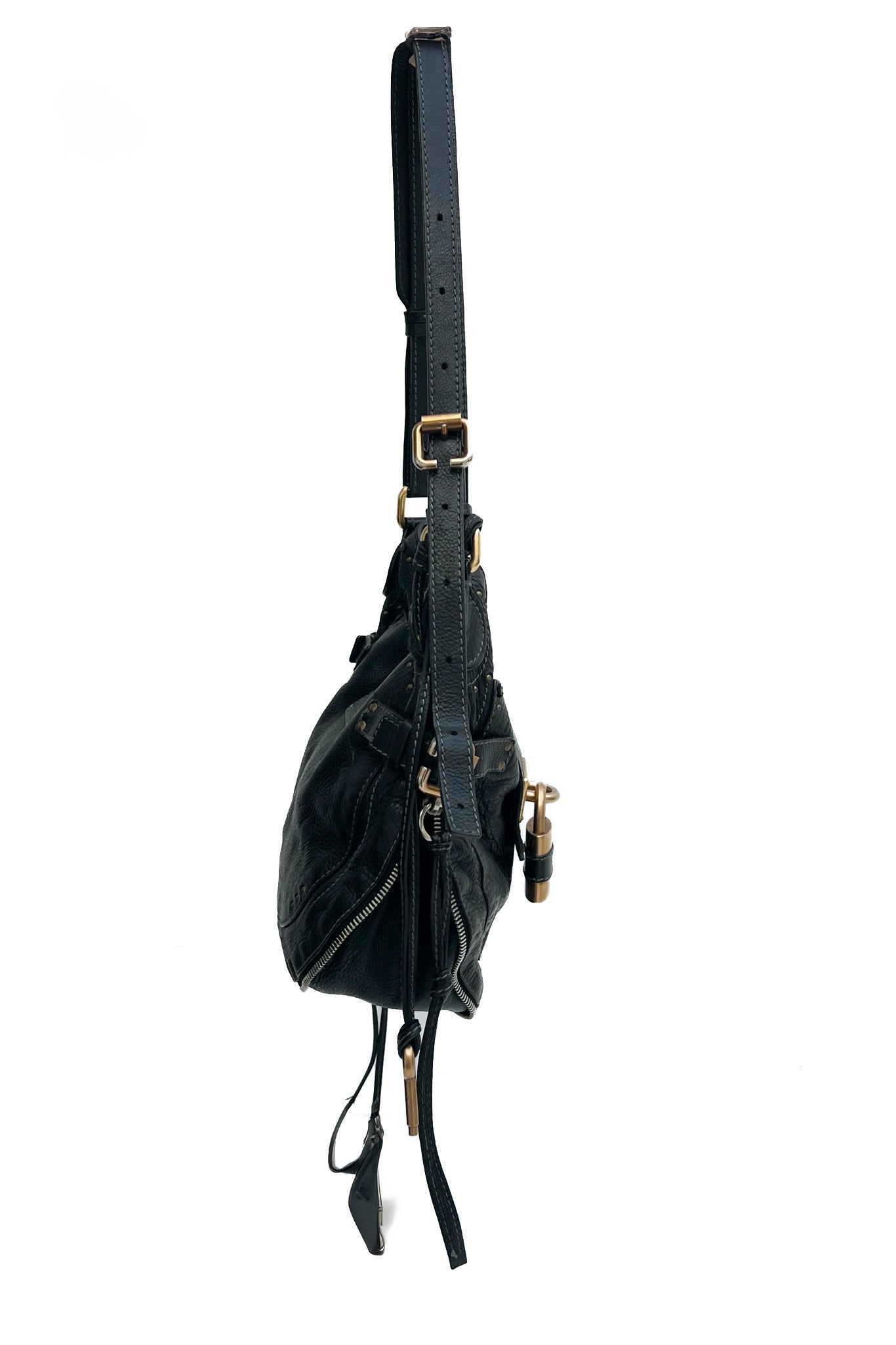 Vintage Paddington Black Hobo Bag