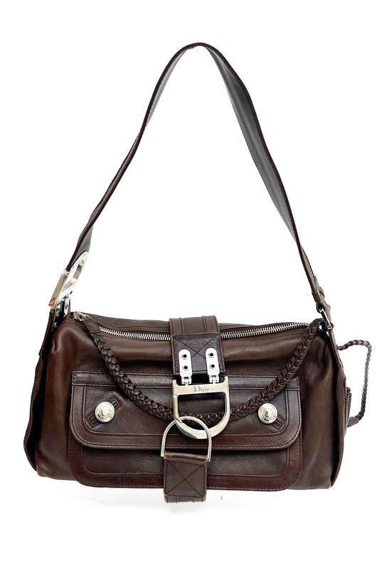 Vintage Chocolate Flight Shoulder Bag