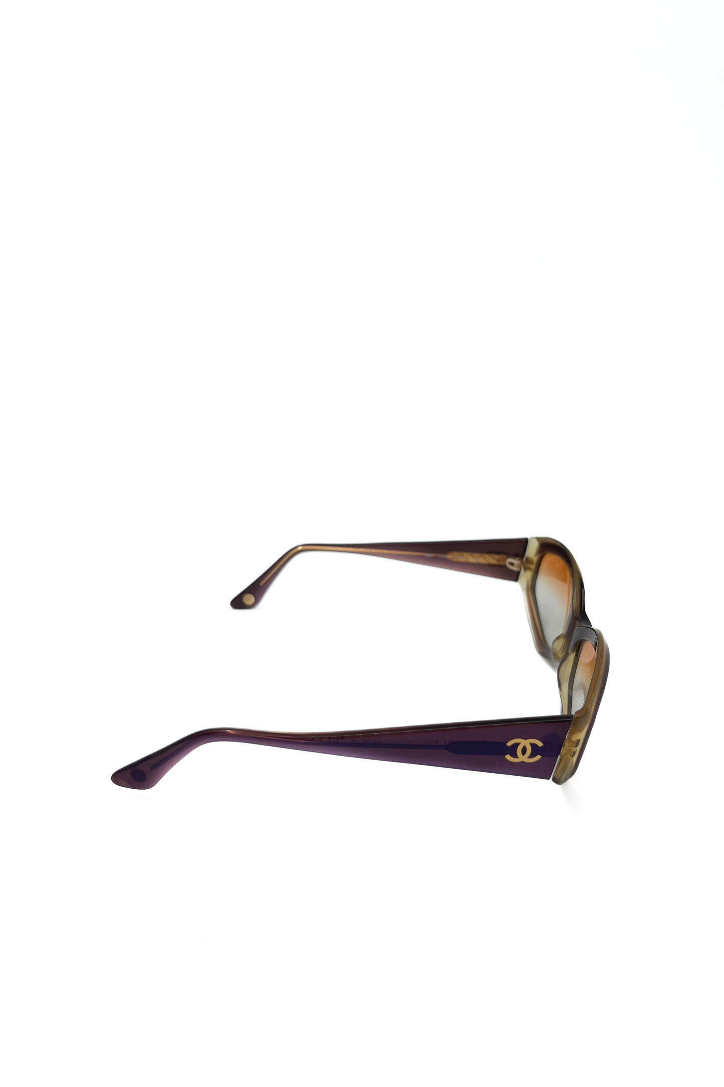 Vintage Purple Golden Glow Sunglasses