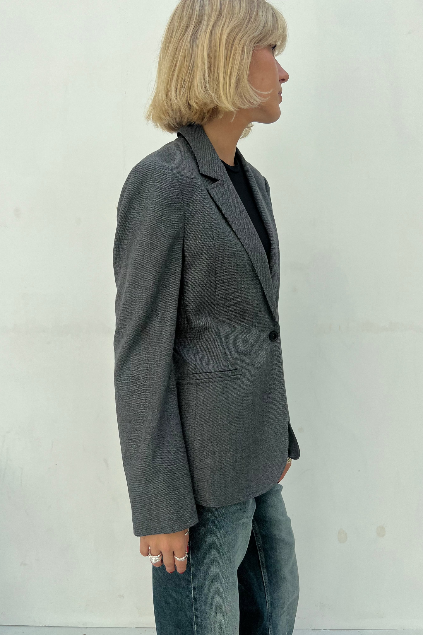 Vintage Grey Blazer