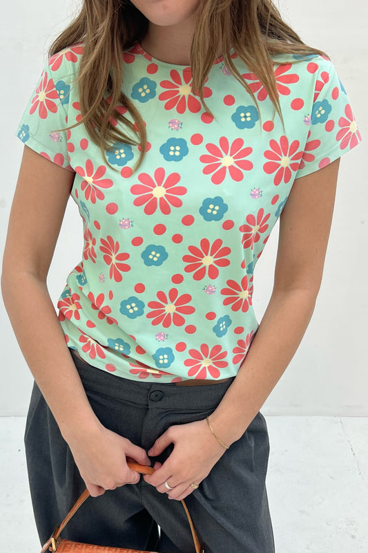 Vintage Azur Floral Tee